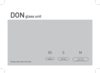 Vorschaubild der Datei "Glaseinheit DON – XS / S / M"