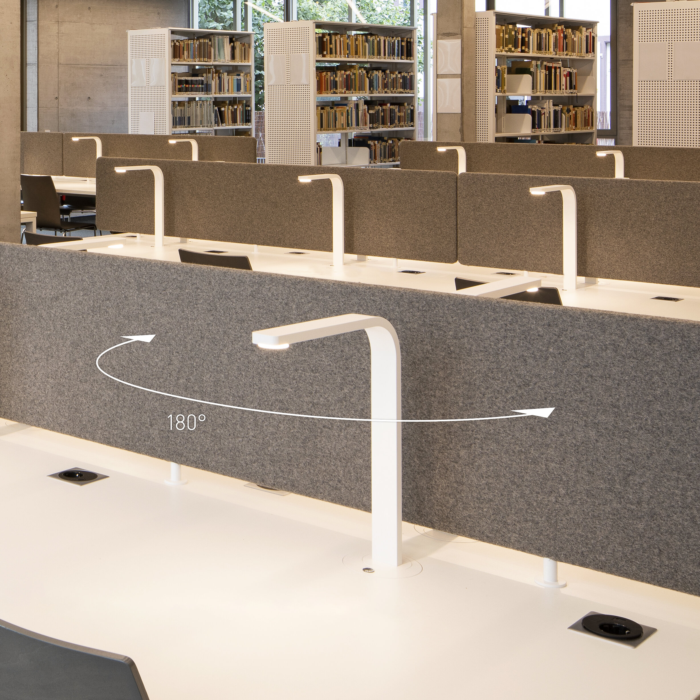 ROLF2 Bibliotheksleuchte © Ingeborg F. Lehmann
