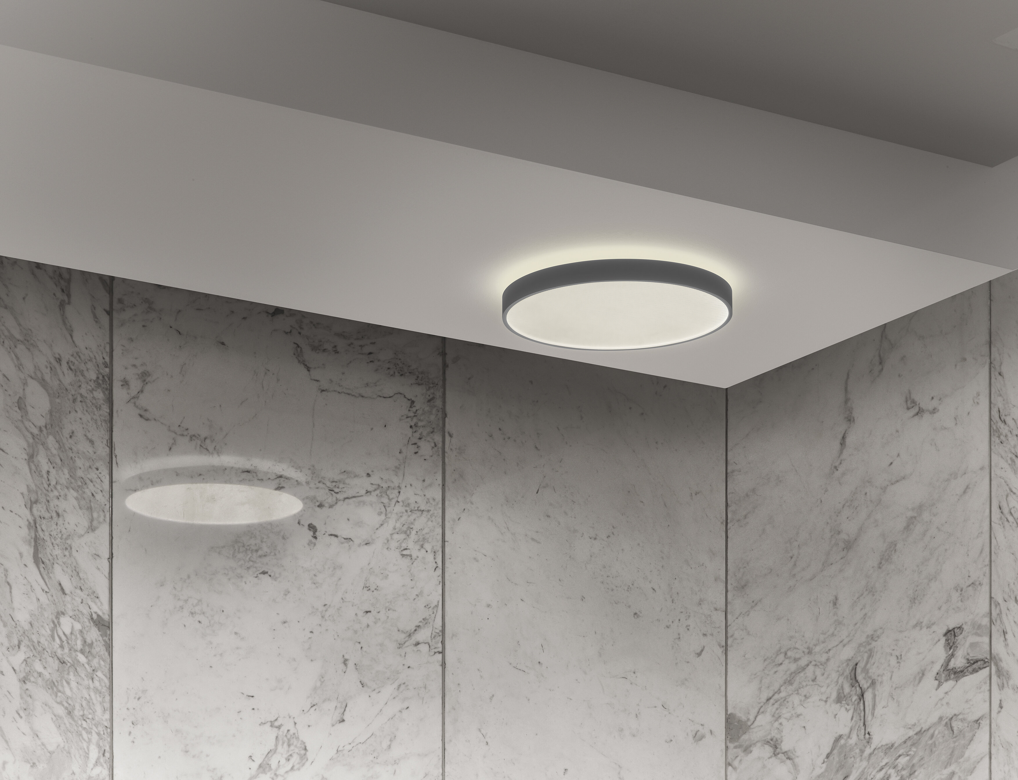 SLICE² PI Ceiling L chrome-plated