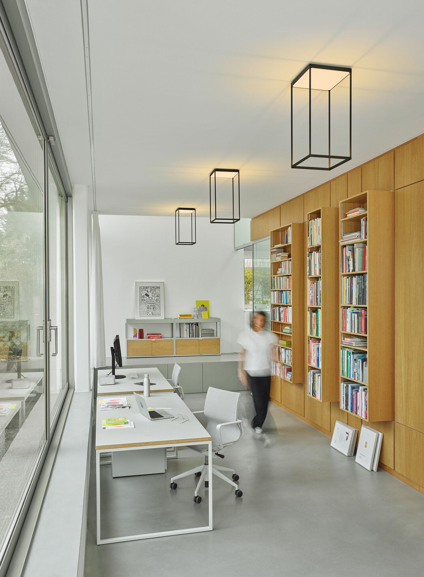 REFLEX² Ceiling M 600 black © Studio Olaf Becker 